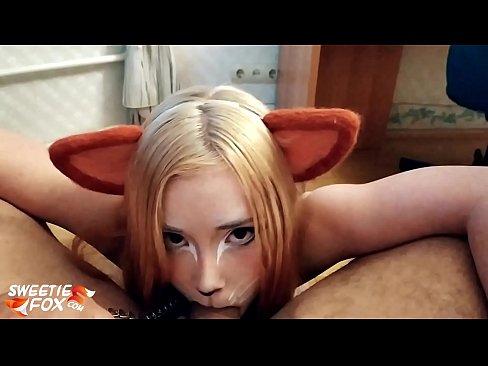 ❤️ Kitsune उसके मुंह में डिक और सह निगल ❌ गुदा अश्लील हम पर